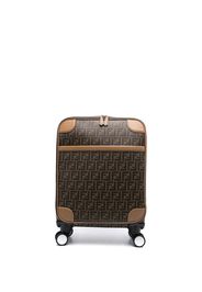 Fendi FF print small suitcase - Marrone