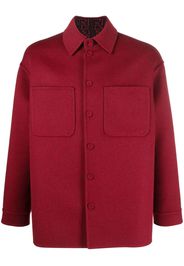 Fendi Giacca-camicia con bottoni - Rosso