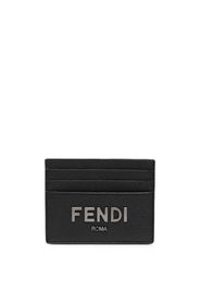 Fendi Portacarte con logo goffrato - Nero