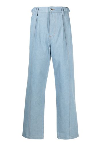 Feng Chen Wang Pantaloni dritti - Blu