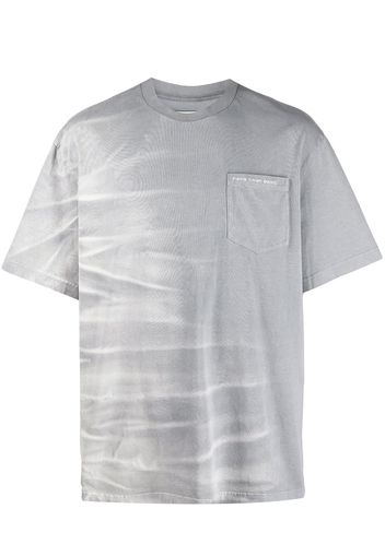 Feng Chen Wang whisker-effect T-shirt - Grigio