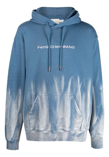 Feng Chen Wang Felpa con fantasia tie dye - Blu