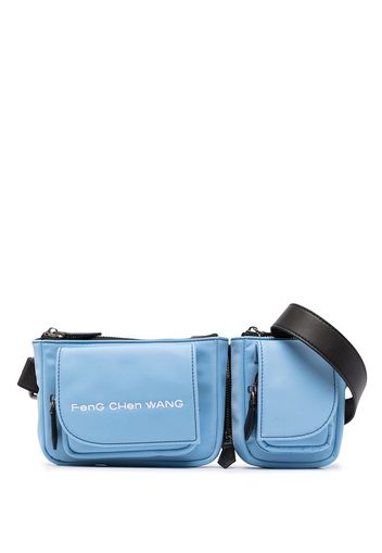 Feng Chen Wang Marsupio con tasche - Blu