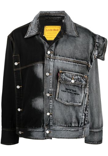 Feng Chen Wang Giacca denim bicolore Feng Chen Wang x Levi's - Nero