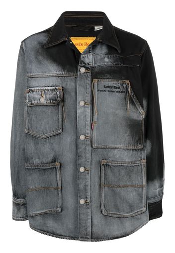 Feng Chen Wang Giacca denim bicolore Feng Chen Wang x Levi's - Nero