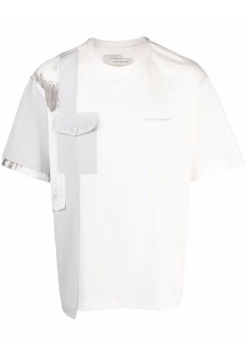 Feng Chen Wang T-shirt asimmetrica - Bianco