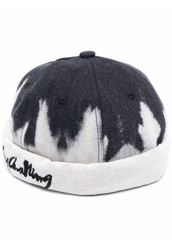 Feng Chen Wang tie dye docker hat - Nero