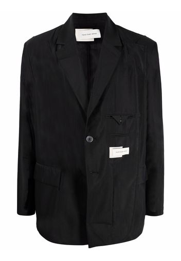 Feng Chen Wang oversized casual blazer - Nero