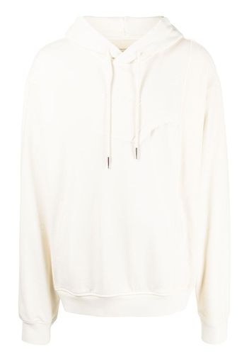 Feng Chen Wang long-sleeve layered hoodie - Giallo