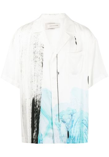 Feng Chen Wang graphic-print shirt - Bianco