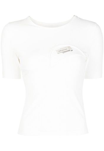 Feng Chen Wang T-shirt girocollo - Bianco