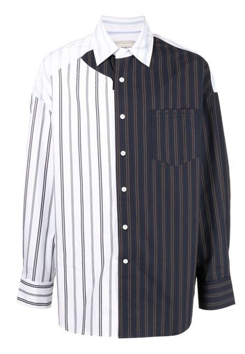 Feng Chen Wang long-sleeve striped shirt - Multicolore