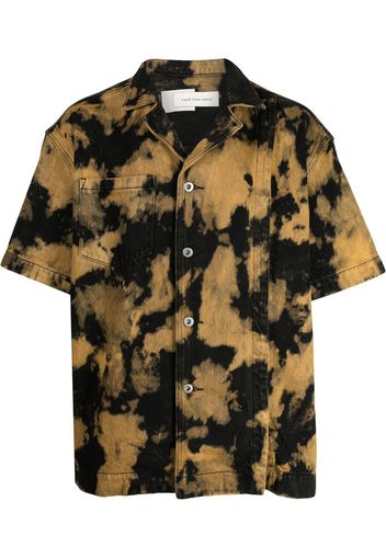 Feng Chen Wang tie-dye short-sleeved shirt - Giallo