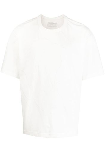 Feng Chen Wang Phoenix embroidered T-shirt - Bianco