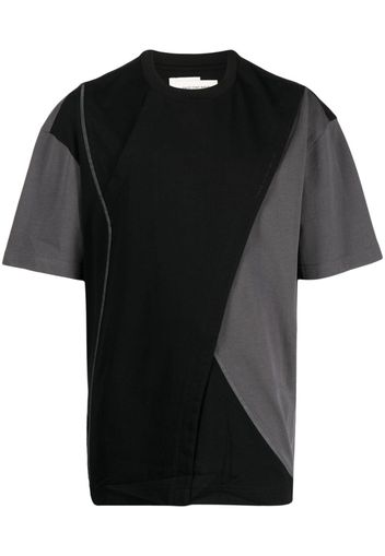 Feng Chen Wang T-shirt con inserti - Nero