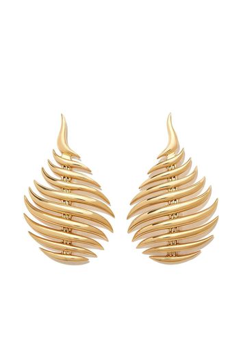Fernando Jorge 18kt yellow gold Flame drop earrings - Oro