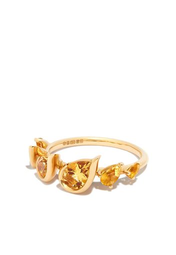 Fernando Jorge 18kt yellow gold Flame citrine ring - Oro