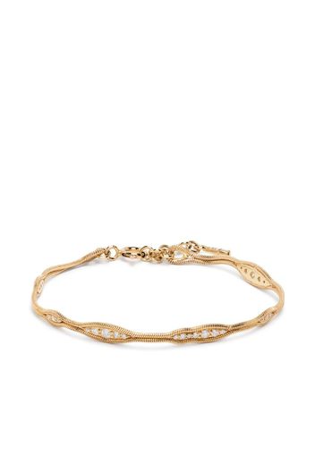 Fernando Jorge Bracciale Fluid in oro giallo 18kt con diamanti