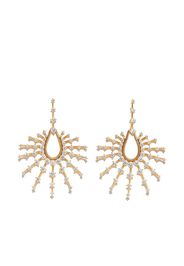 Fernando Jorge 18kt yellow gold Brilliant Clarity diamond drop earrings - Oro