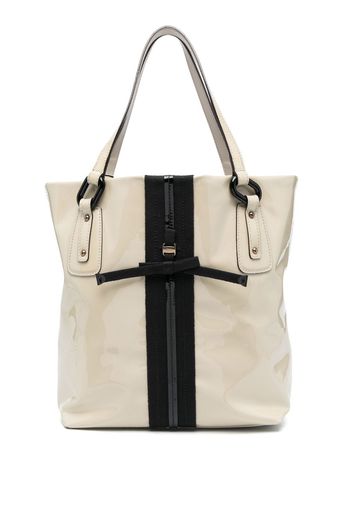 Ferragamo Pre-Owned Borsa tote con fiocco Pre-owned anni 2010 - Toni neutri