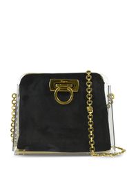 Ferragamo Pre-Owned Borsa a spalla Gancini anni '90-2000 - Nero