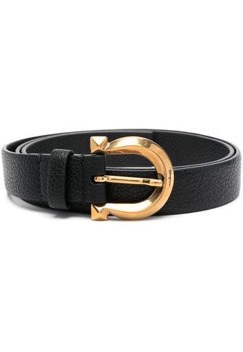 Ferragamo leather buckle belt - Nero