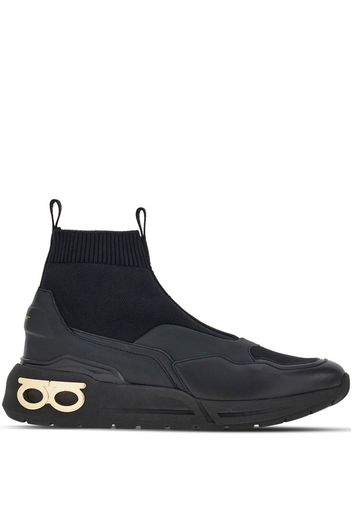 Ferragamo Sneakers a calzino Cosma - Nero