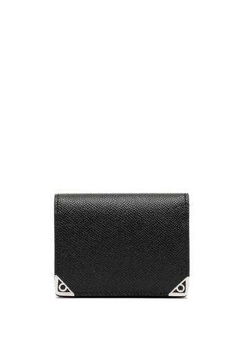 Ferragamo grained leather wallet - Nero