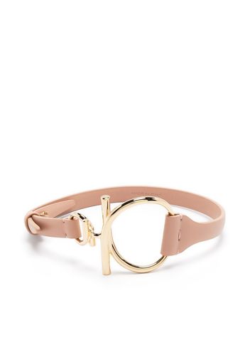 Ferragamo leather choker necklace - Rosa