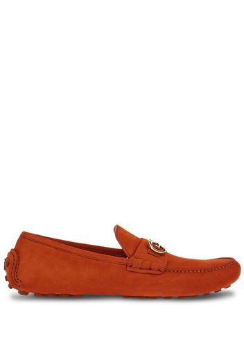 Ferragamo Gancini-ornament Driver loafers - Rosso