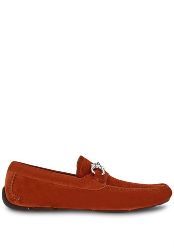 Ferragamo Mocassini con logo caratteristico Gancini - Rosso