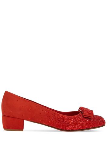 Ferragamo Pumps Vara con fiocco - Rosso