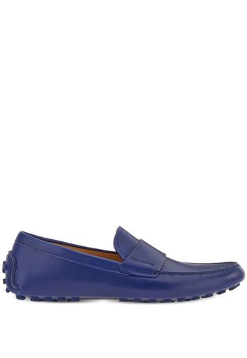 Ferragamo Saddle driver loafers - Blu