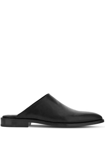 Ferragamo leather slip-on loafers - Nero