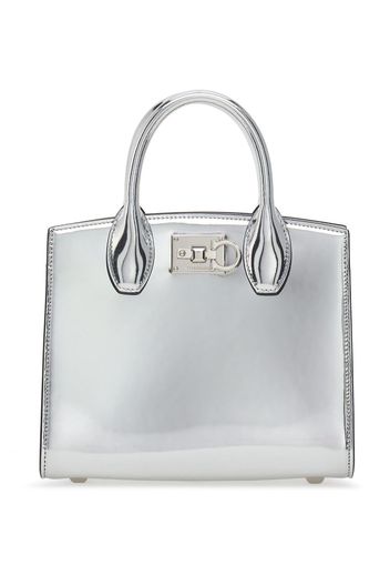 Ferragamo small The Studio tote bag - Argento