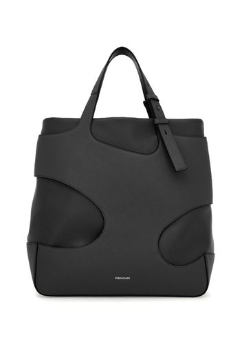 Ferragamo Tote bag with cut-out detailing - Nero