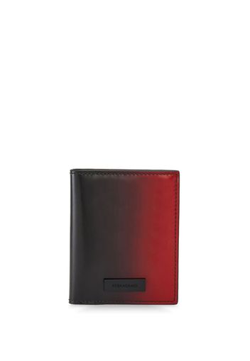 Ferragamo Dual tone credit card holder - Rosso