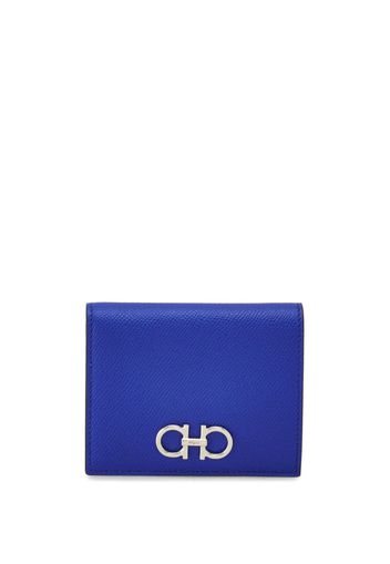 Ferragamo Gancini compact wallet - Blu