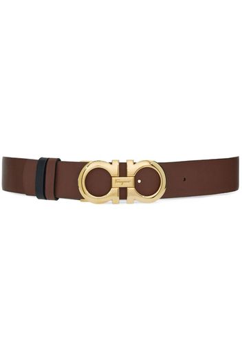 Ferragamo Gancini reversible belt - Marrone