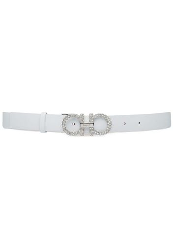 Ferragamo Gancini reversible belt - Bianco