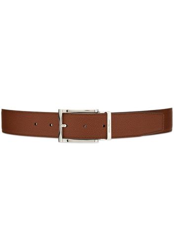 Ferragamo logo-engraved reversible belt - Marrone