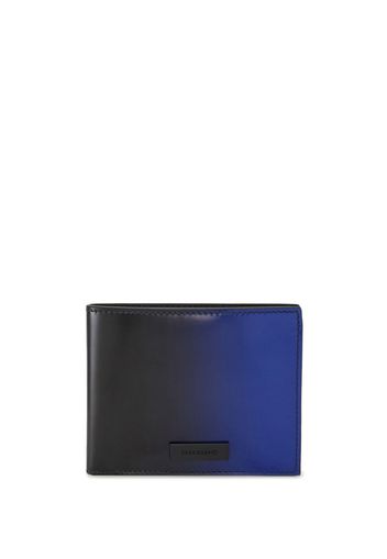 Ferragamo logo-plaque leather wallet - Blu