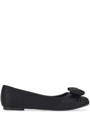 Ferragamo Ballerine Vara con fiocco - Nero