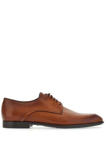 Ferragamo Derby bicolore in pelle - Marrone