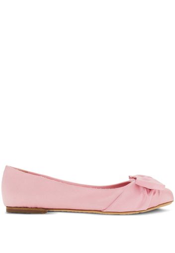 Ferragamo Vara bow-detailing leather loafers - Rosa