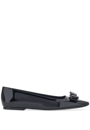 Ferragamo Vara bow ballerina shoes - Nero