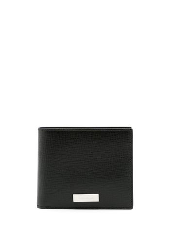 Ferragamo logo-plaque bi-fold wallet - Nero