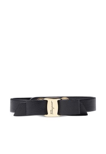 Ferragamo Vara bow leather bracelet - Nero