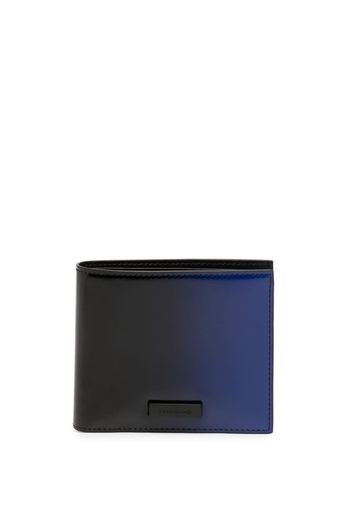 Ferragamo Portafoglio bi-fold con effetto sfumato - Nero