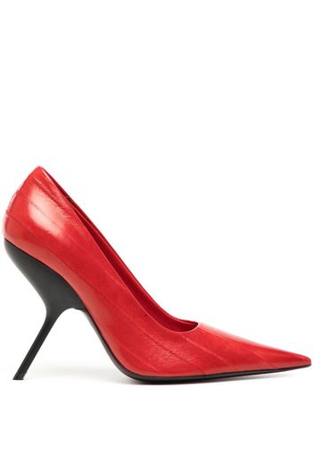 Ferragamo Eva 105mm leather pumps - Rosso